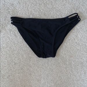 Black bathing suit bottoms